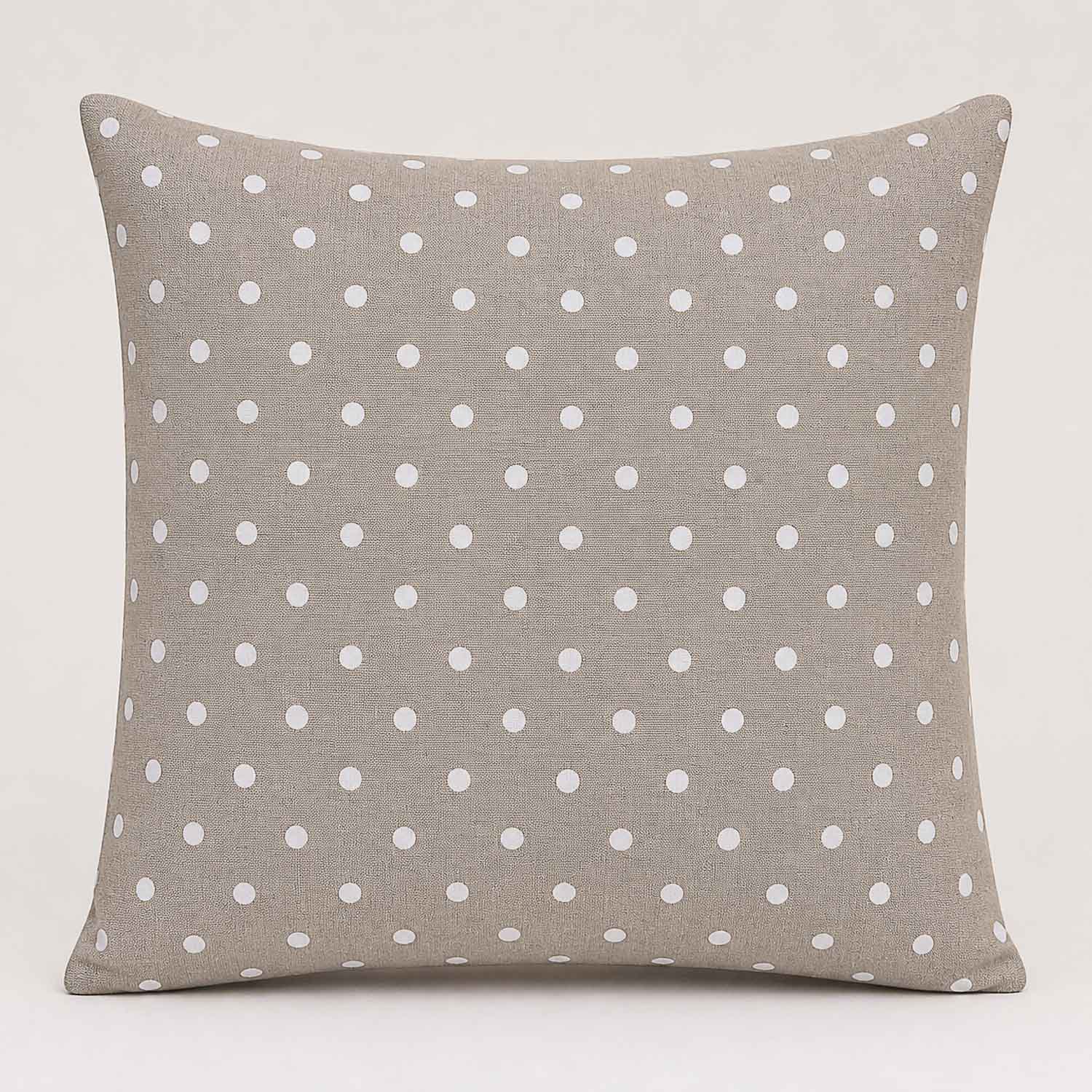 Canvas with white polka dots on a beige background - Ribes y Casals