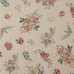 Romantic Floral Print Canvas on Beige - Ribes y Casals