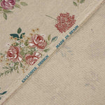 Romantic Floral Print Canvas on Beige - Ribes y Casals