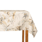 Beige Floral Print Stain-Resistant Table Linen - Ribes y Casals