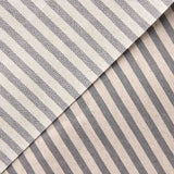Stain-resistant table linen, mottled grey stripes - Ribes y Casals