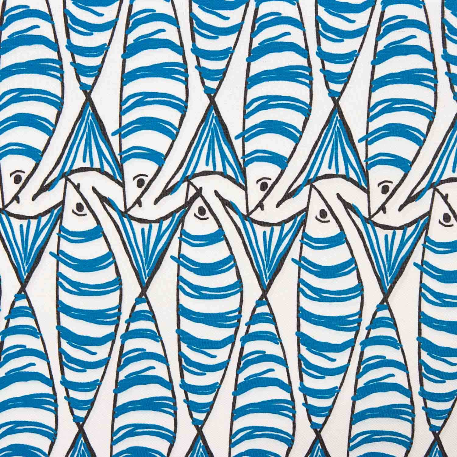 Bright Blue Fish Table Linen - Ribes y Casals