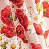 Poppy and Daisy Printed Canvas - Ribes y Casals