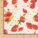 Poppy and Daisy Printed Canvas - Ribes y Casals
