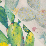 Watercolour Cactus Printed Canvas - Ribes y Casals