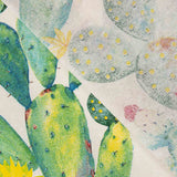 Watercolour Cactus Printed Canvas - Ribes y Casals