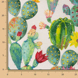 Watercolour Cactus Printed Canvas - Ribes y Casals