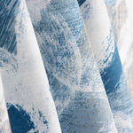 Blue Abstract Circles Printed Canvas - Ribes y Casals