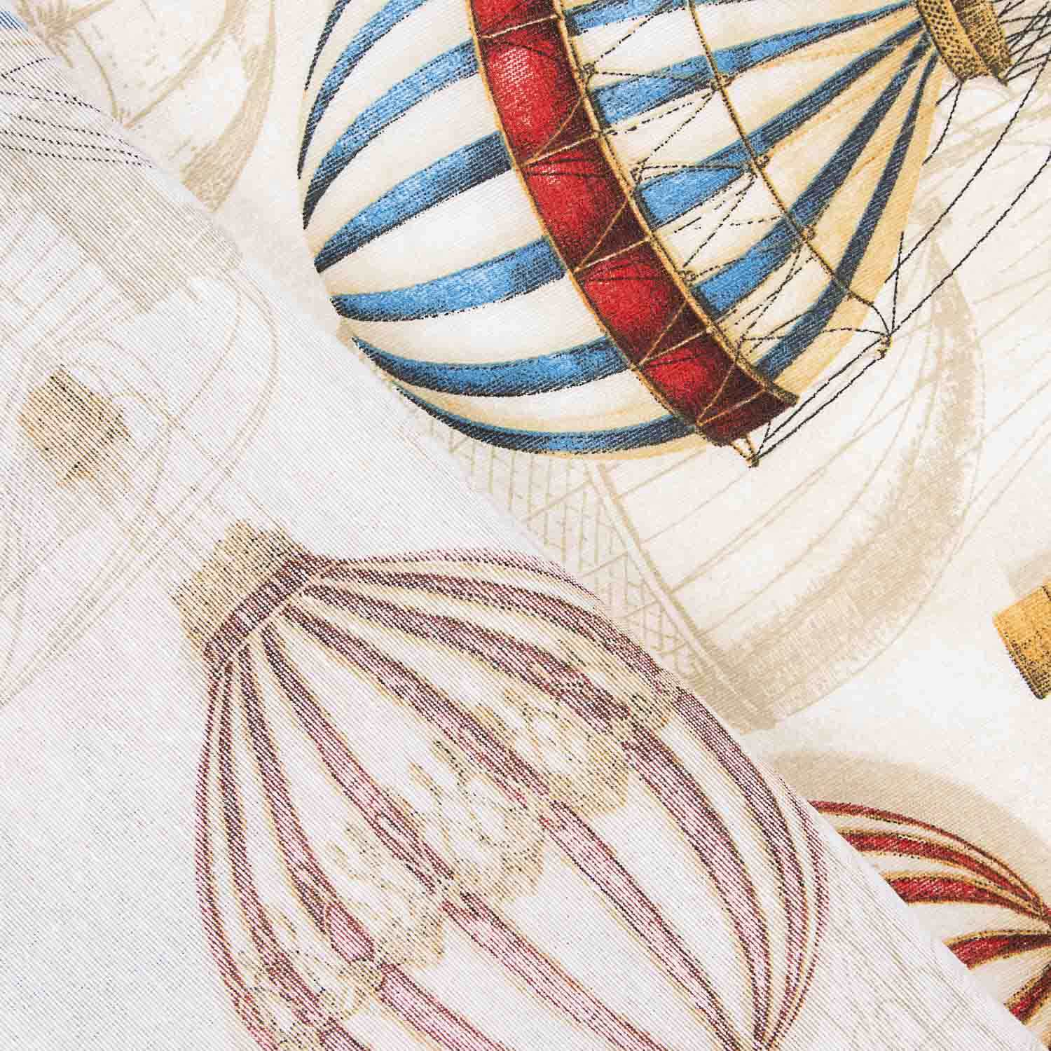 Vintage Hot Air Balloon Printed Canvas - Ribes y Casals