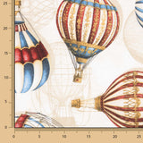 Vintage Hot Air Balloon Printed Canvas - Ribes y Casals