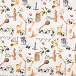 Panama Printed Canvas Mediterranean Olive Kitchen - Ribes y Casals