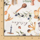 Panama Printed Canvas Mediterranean Olive Kitchen - Ribes y Casals