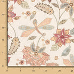 Panama Canvas Printed with Dragonflies and Flowers - Ribes y Casals
