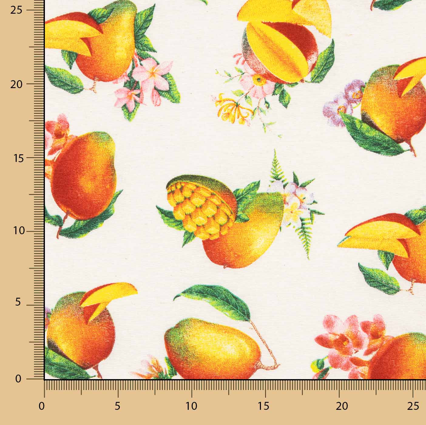Tropical Mango Printed Canvas - Ribes y Casals