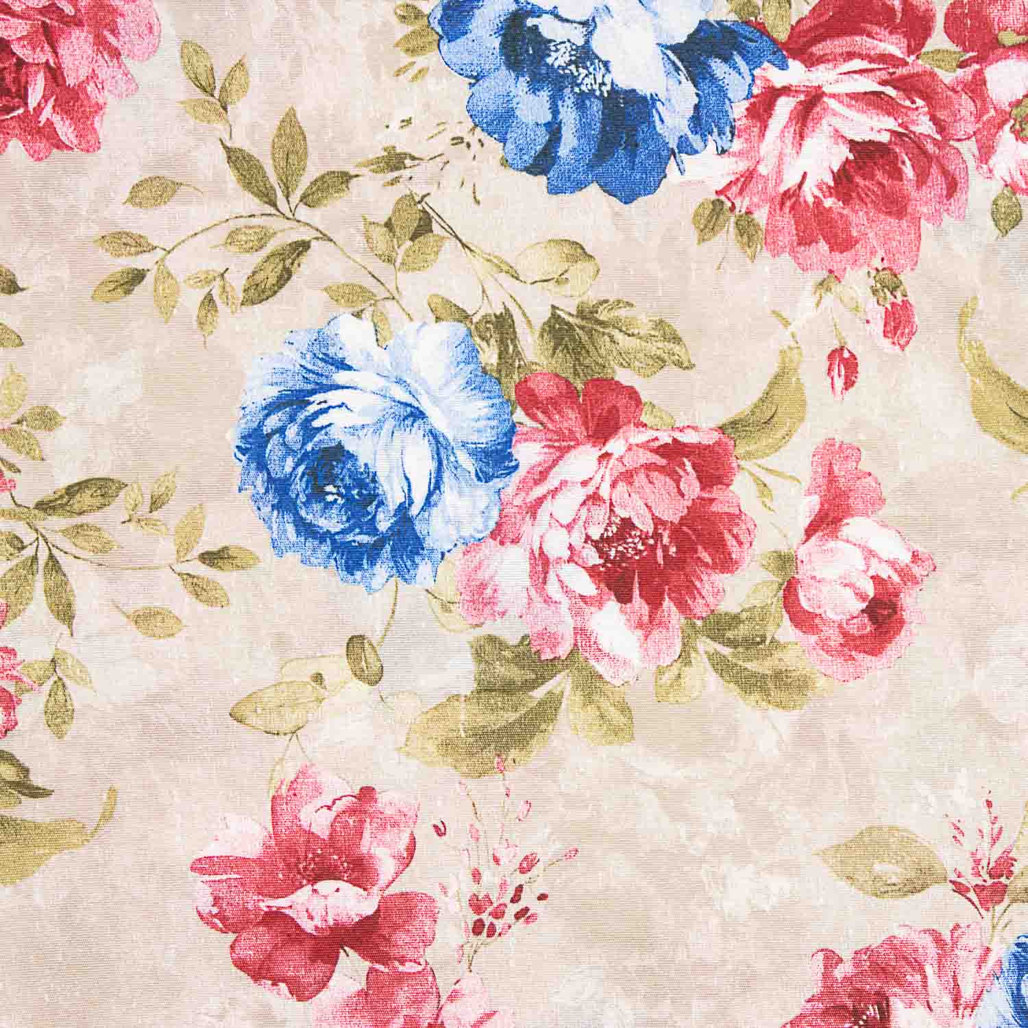 Provenza Blue Floral Printed Canvas - Ribes y Casals