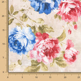 Provenza Blue Floral Printed Canvas - Ribes y Casals