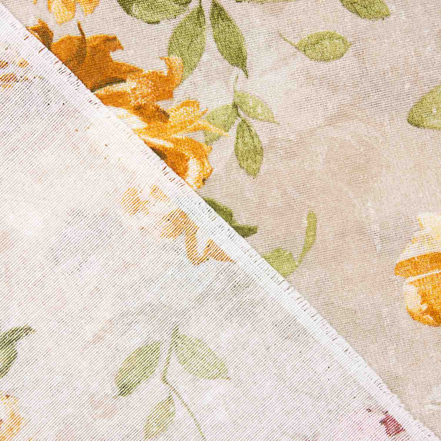 Red Provencal Floral Printed Canvas - Ribes y Casals