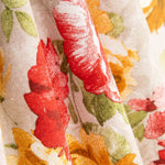 Red Provencal Floral Printed Canvas - Ribes y Casals