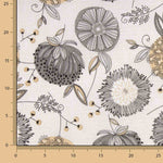 Canvas with Nordic Flower Print - Ribes y Casals