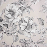 Elegant Grey Floral Print Canvas - Ribes y Casals