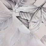 Elegant Grey Floral Print Canvas - Ribes y Casals