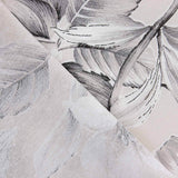 Elegant Grey Floral Print Canvas - Ribes y Casals
