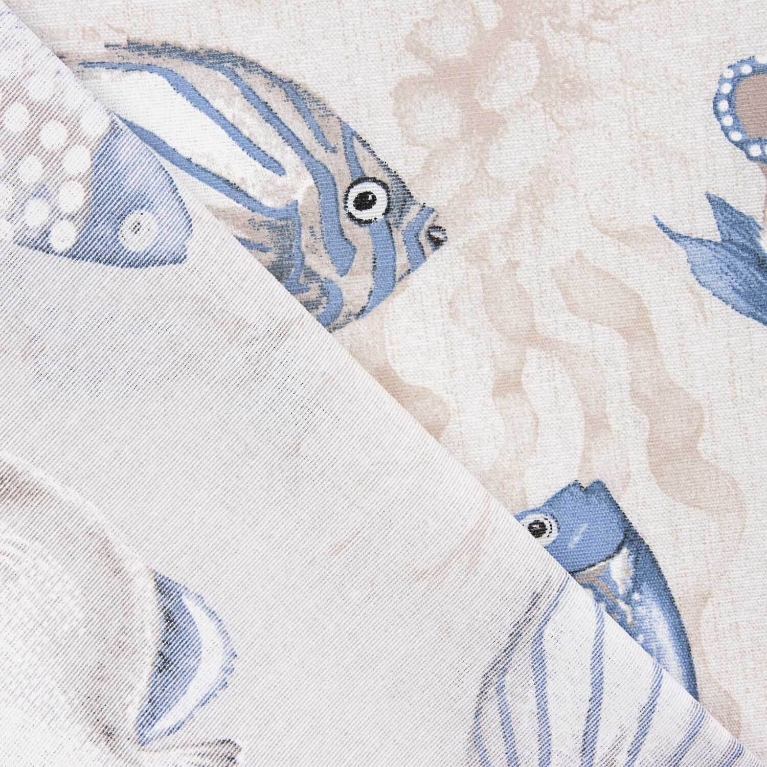 Printed Canvas with Sea Creatures - Ribes y Casals