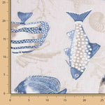 Printed Canvas with Sea Creatures - Ribes y Casals