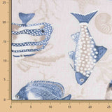 Printed Canvas with Sea Creatures - Ribes y Casals