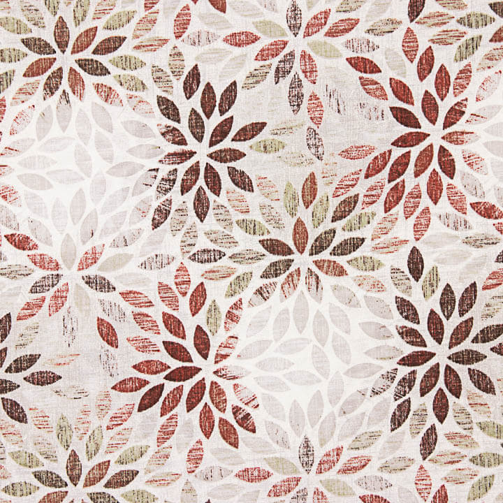 Printed Cotton Canvas with Autumn Leaves - Ribes y Casals