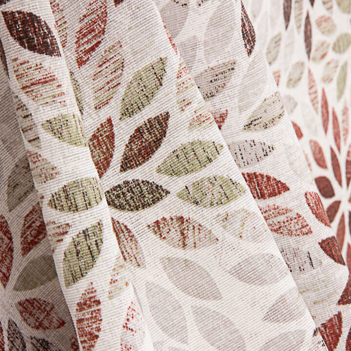 Printed Cotton Canvas with Autumn Leaves - Ribes y Casals