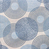 Blue Circles Waxed Tablecloth - Ribes y Casals