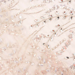 Tulle Nude Rhinestones Silver Rhinestones - Ribes y Casals