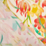 Warm Watercolour Floral Print Viscose Crepe Crepe - Ribes y Casals