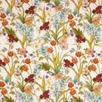 Viscose remnant with delicate botanical floral pattern – various lengths x width 140 cm - Ribes y Casals