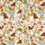 Viscose remnant with delicate botanical floral pattern – various lengths x width 140 cm - Ribes y Casals