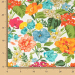 Bright Spring Floral Print Viscose - Ribes y Casals