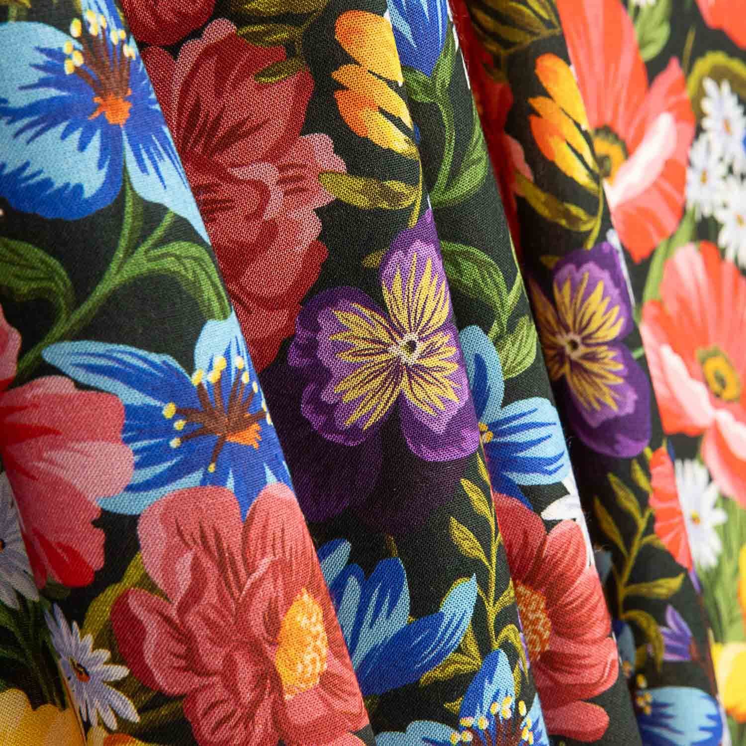 Viscose Printed with Vibrant Wildflowers - Ribes y Casals