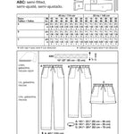 Burda Sewing Pattern 7966 Pants - Ribes y Casals