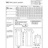 Burda Sewing Pattern 7972 Dress - Ribes y Casals