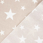 Beige Star-Patterned Laminated Tablecloth - Ribes y Casals