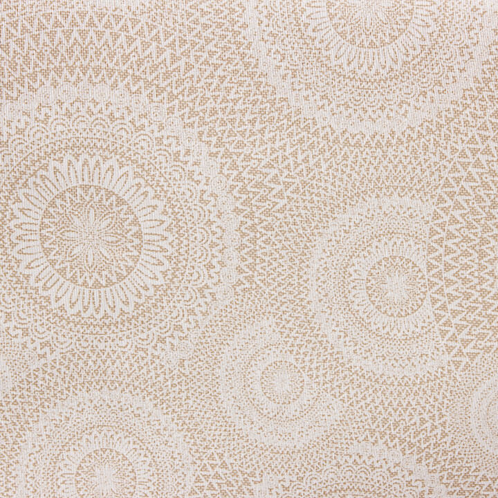 Beige Mandalas Coated Tablecloth - Ribes y Casals