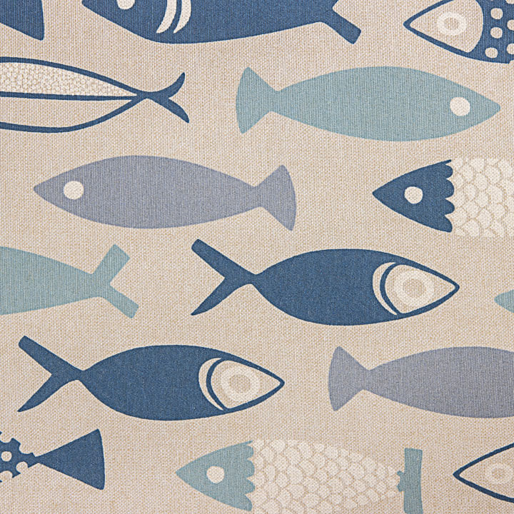 Resin-Coated Tablecloth with Seafish Design - Ribes y Casals