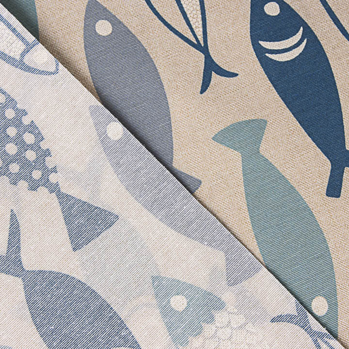 Resin-Coated Tablecloth with Seafish Design - Ribes y Casals