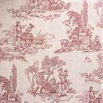 Resin-coated tablecloth with rural scenes in terracotta - Ribes y Casals