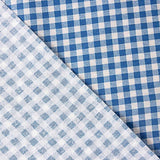 Blue gingham Linen Tablecloth - Ribes y Casals