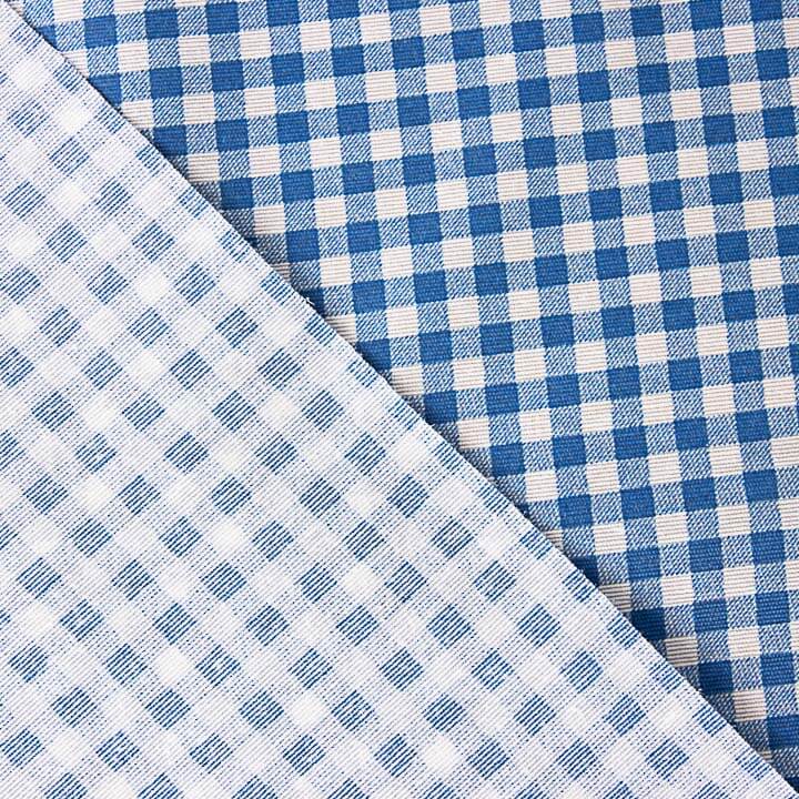 Blue gingham Linen Tablecloth - Ribes y Casals