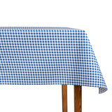Blue gingham Linen Tablecloth - Ribes y Casals