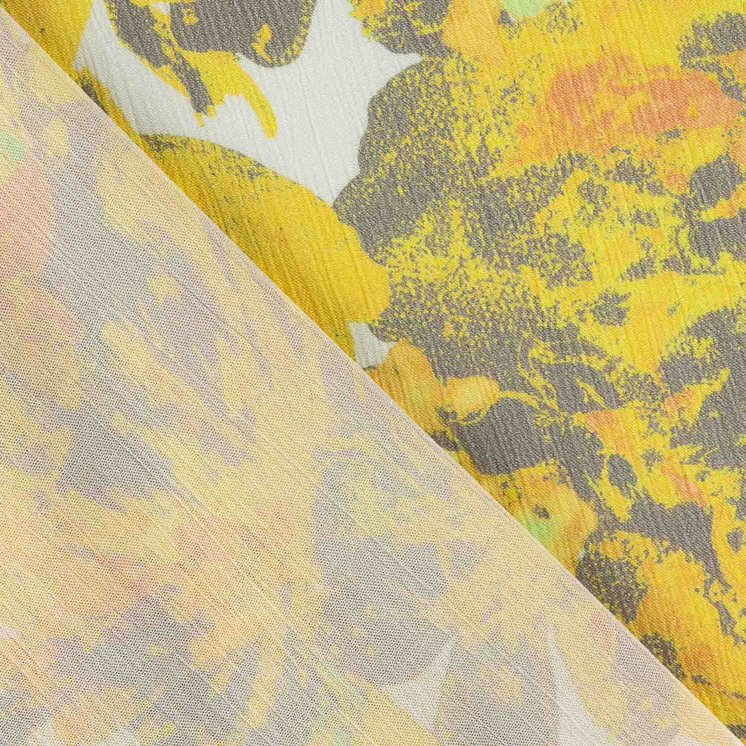 Viscose Bambula Printed with Sunflowers - Ribes y Casals