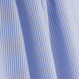 Blue and White Striped Cotton Shirt - Ribes y Casals